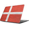 Denmark Flag Distressed Apple MacBook Skin
